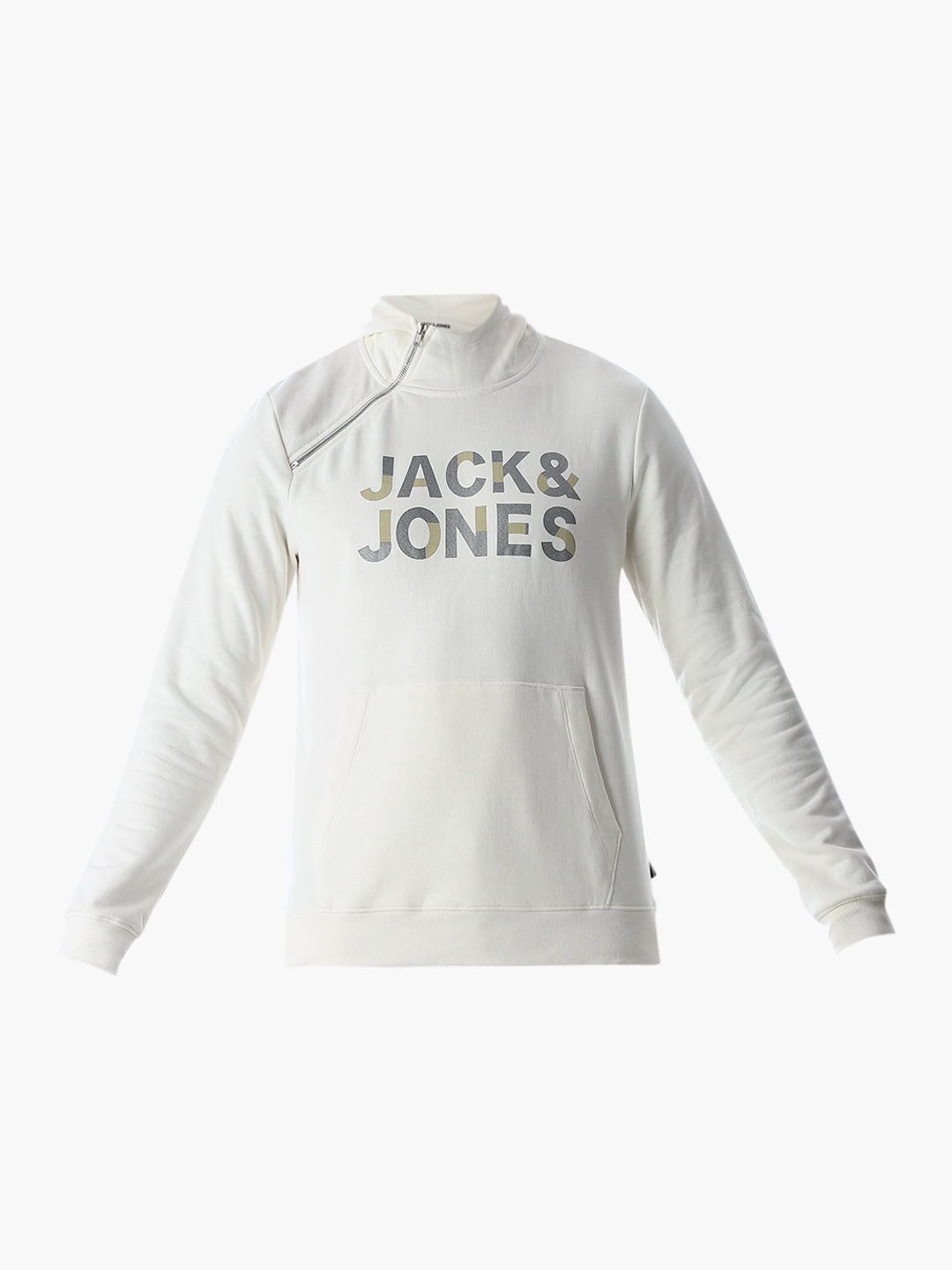 Zip Detail Hooded Sweatshirt