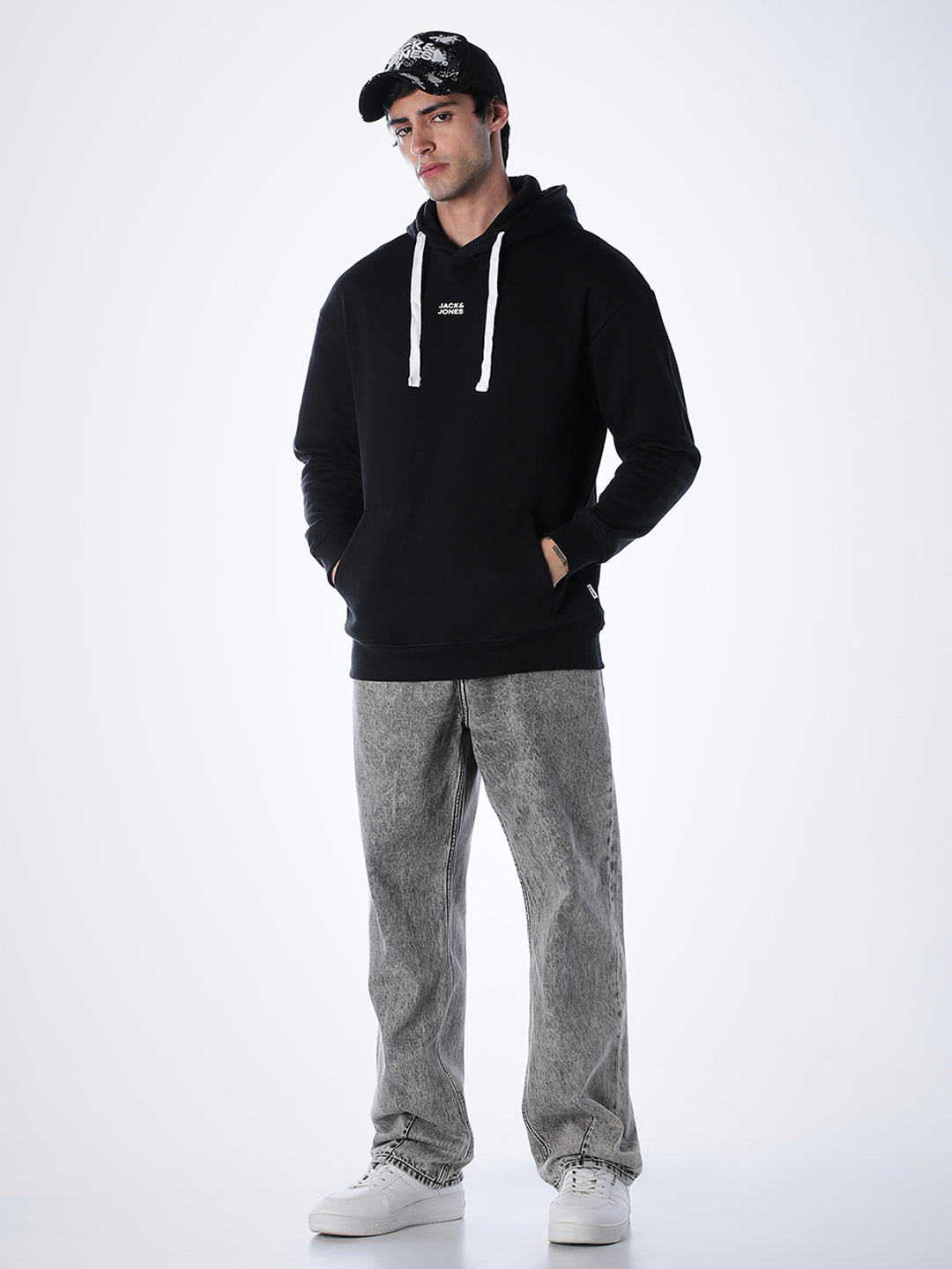 Logo Print Hooded Sweatshirt