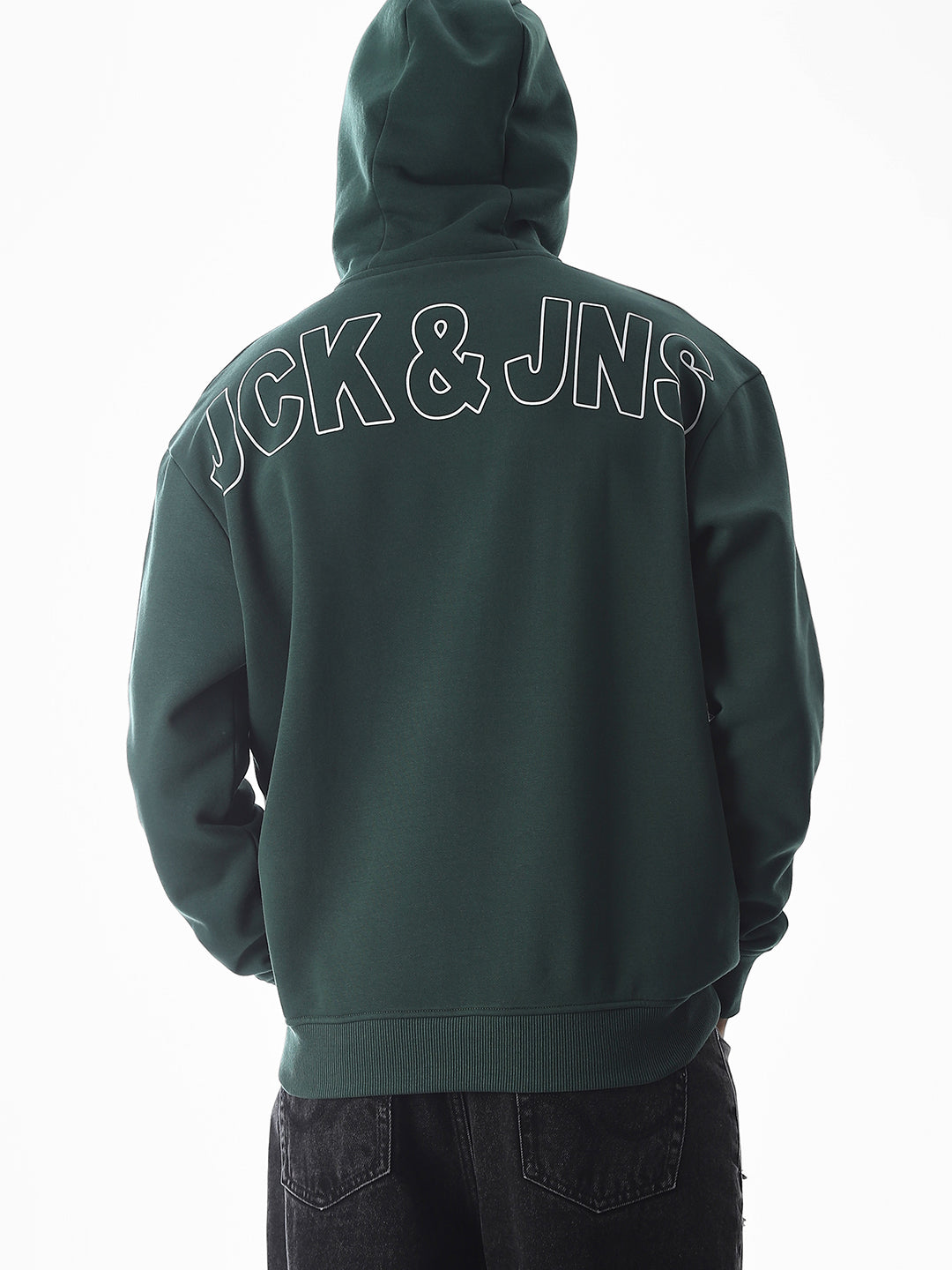 Green Hooded Sweatshirt - S