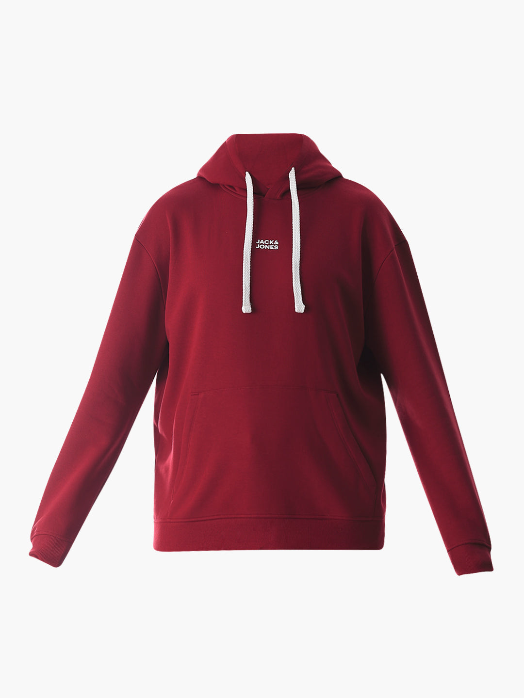 Dark Red Hooded Sweatshirt