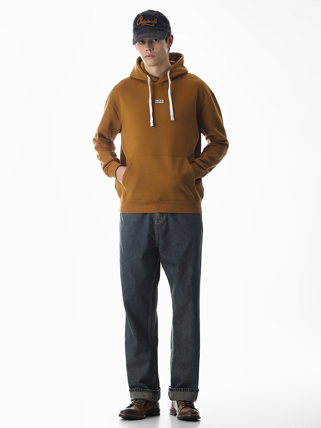 Brown Hooded Sweatshirt