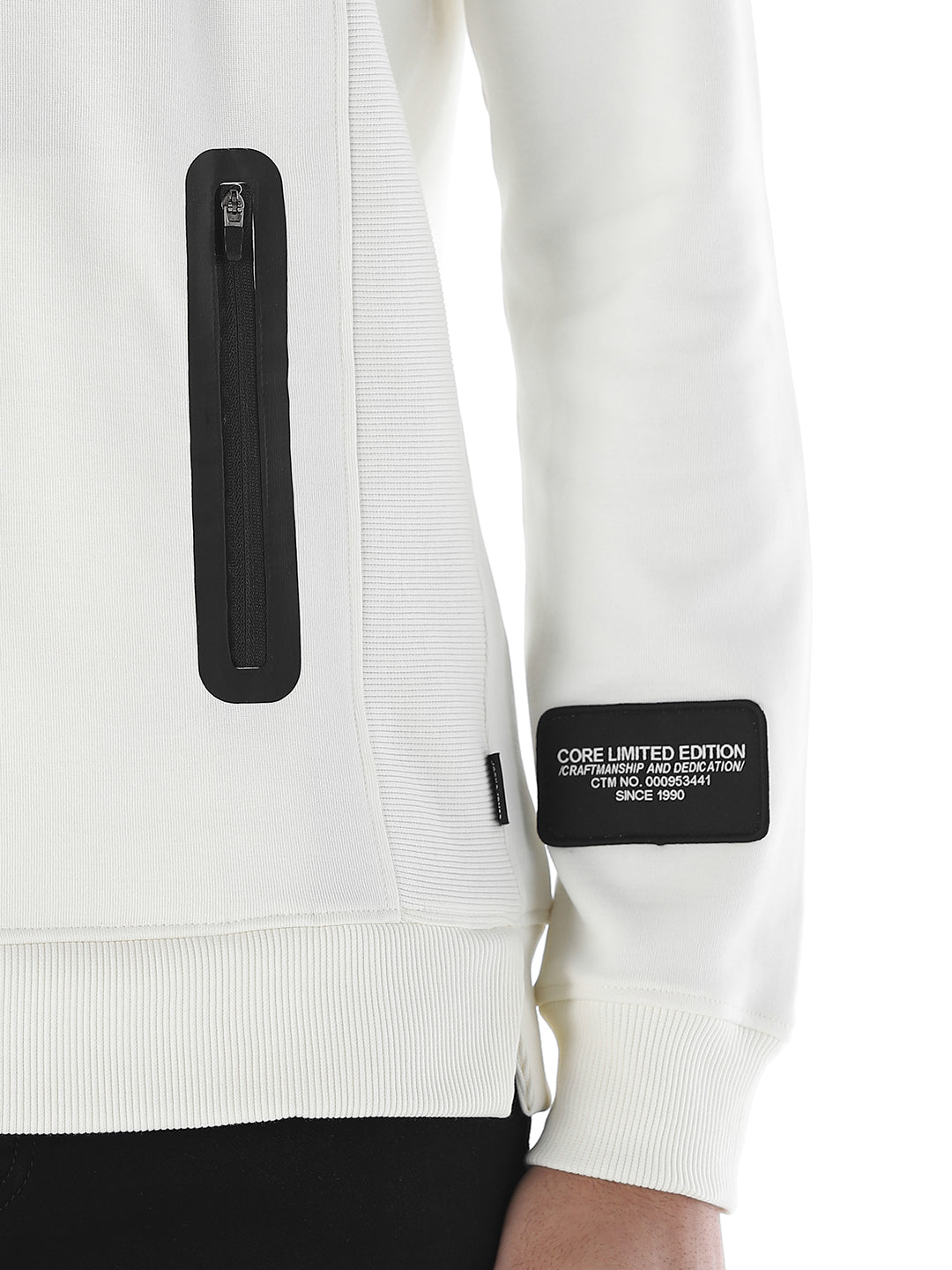 White Printed Sweatshirt