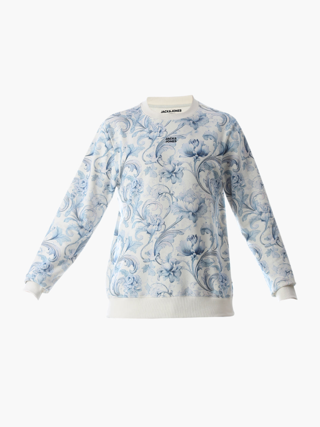 Printed Crew Neck Sweatshirt
