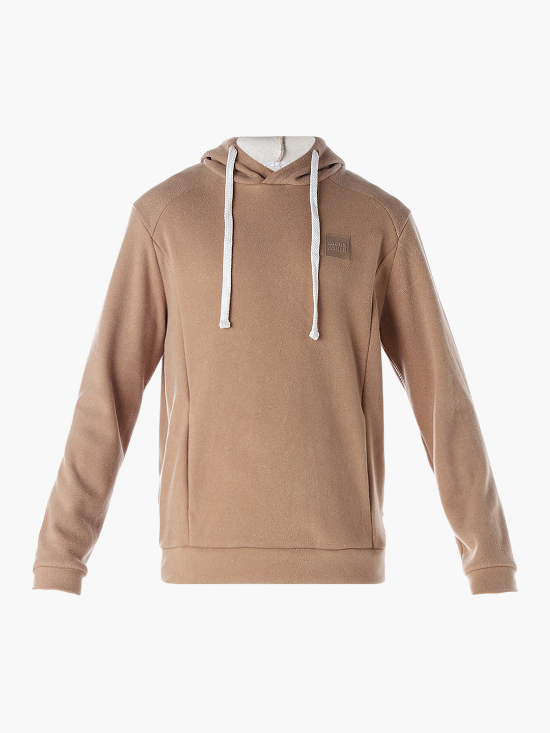 Brown Knit Oversized Hoodie