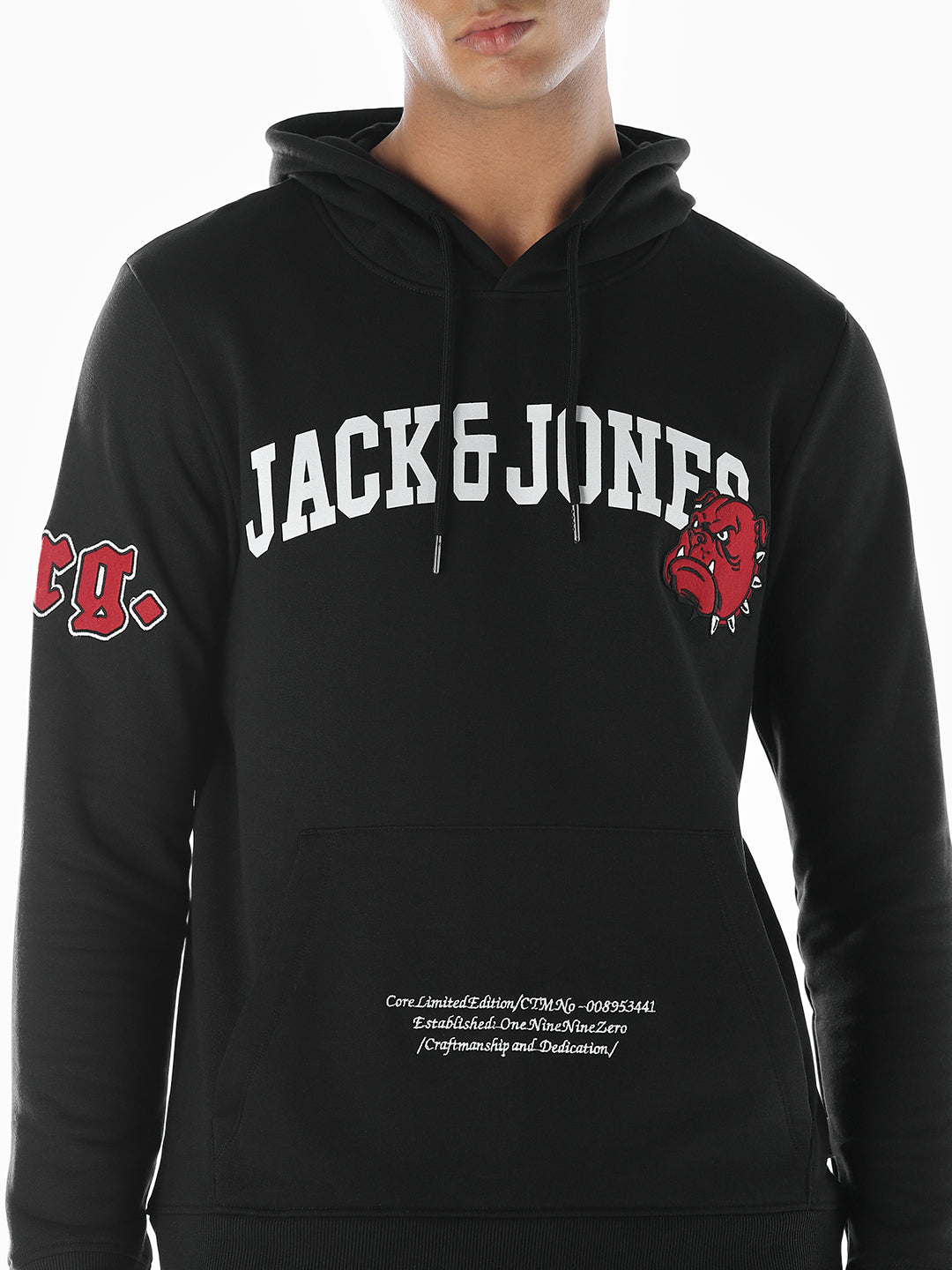 Applique Patchwork Oversized Hoodie