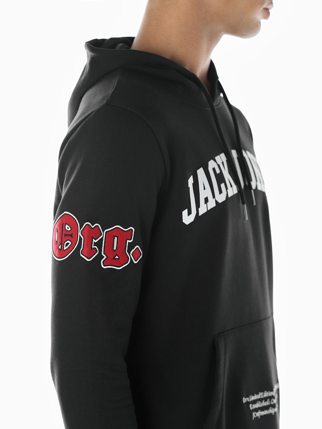 Applique Patchwork Oversized Hoodie