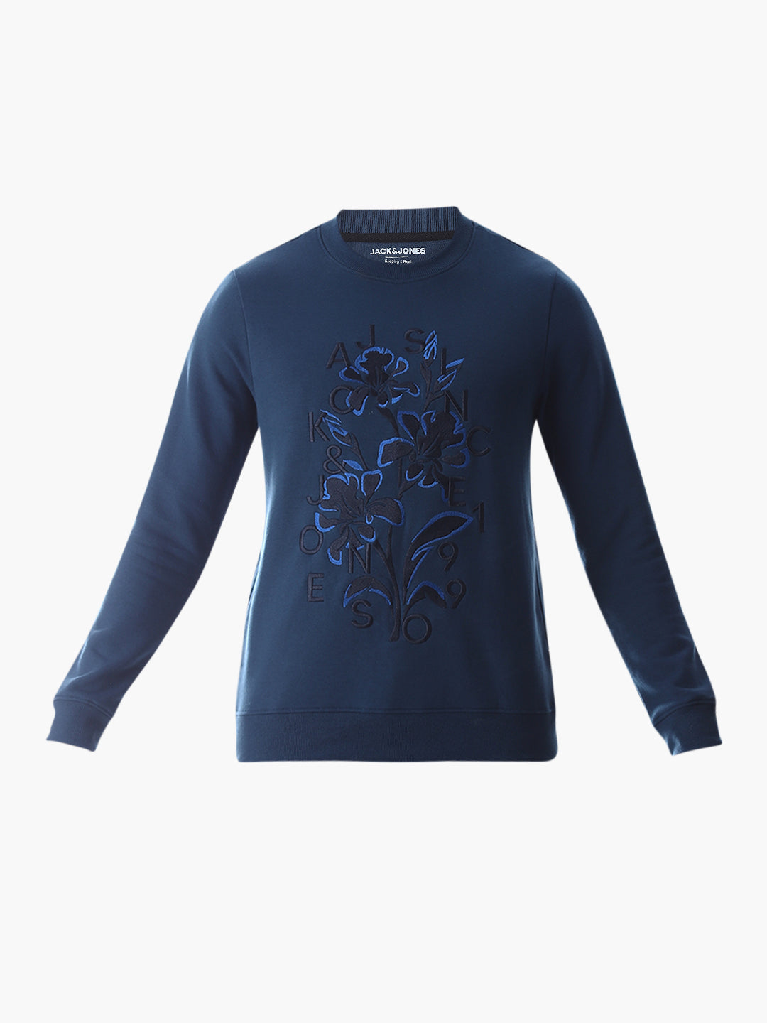 Embroidered Print Sweatshirt