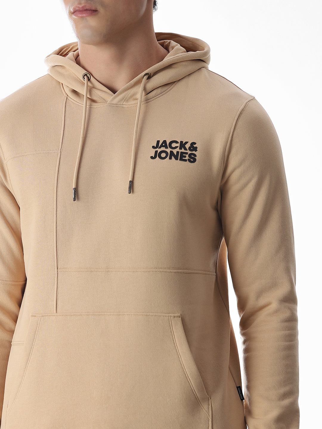 Beige Hooded Sweatshirt