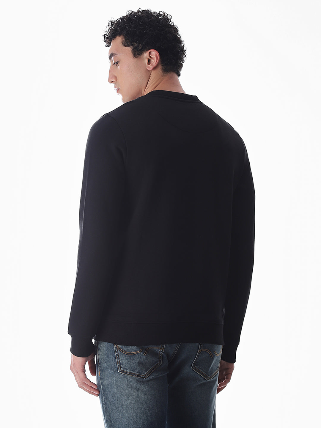 Embroidered Text Sweatshirt