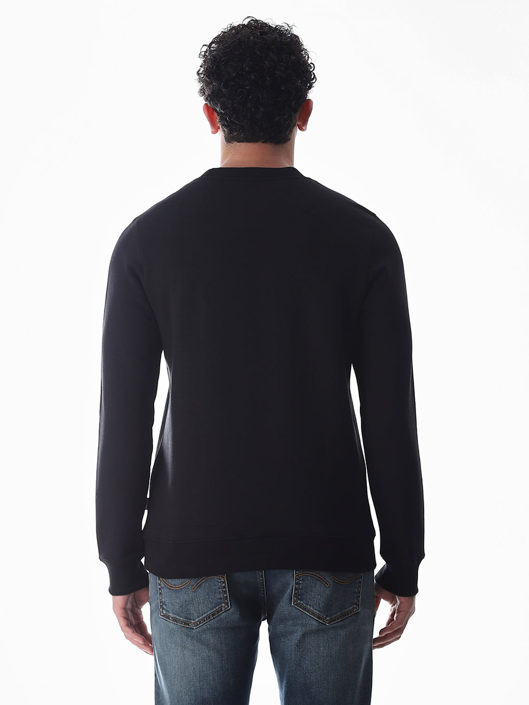 Embroidered Text Sweatshirt