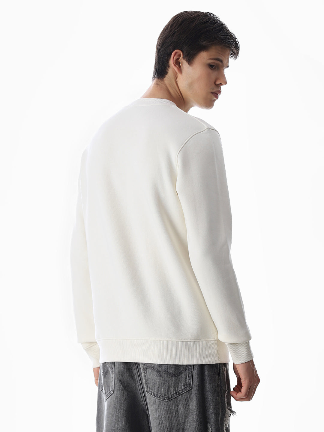 Typographic Print Sweatshirt