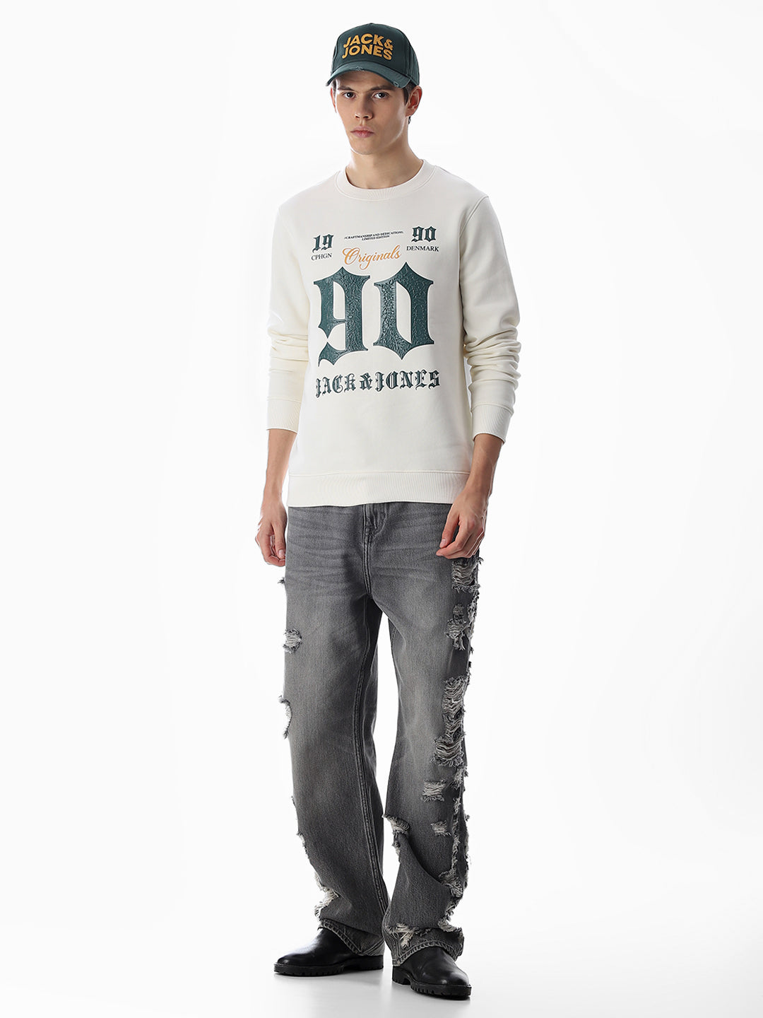 Typographic Print Sweatshirt