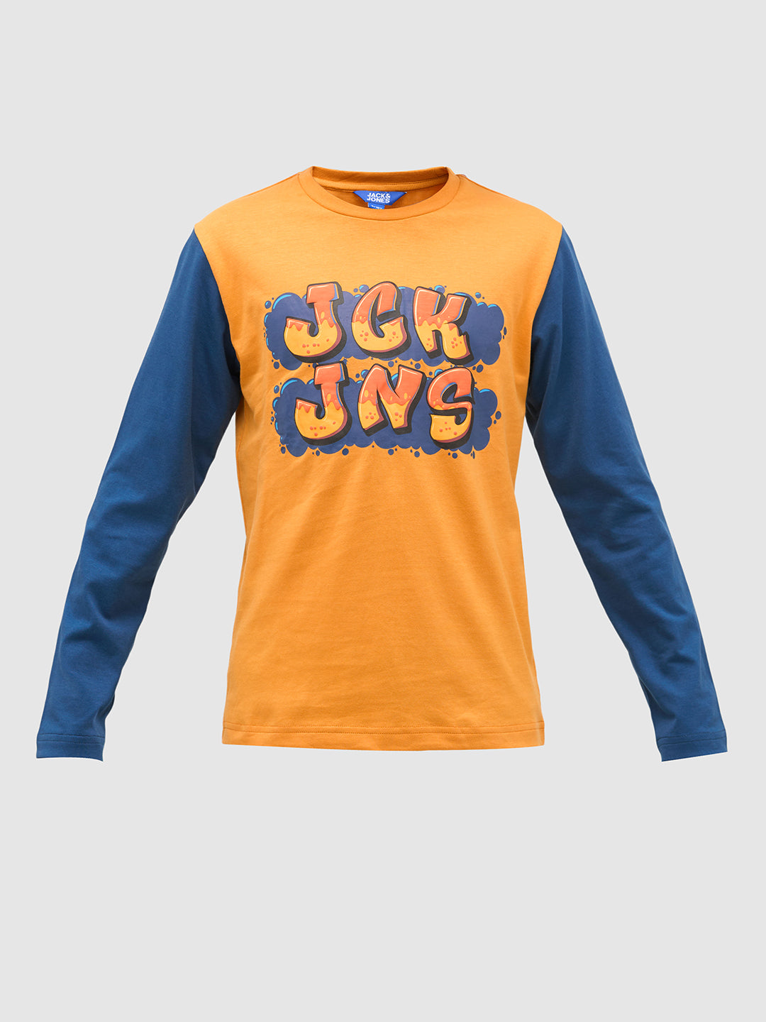 Boys Colourblocked Full Sleeves T-shirt