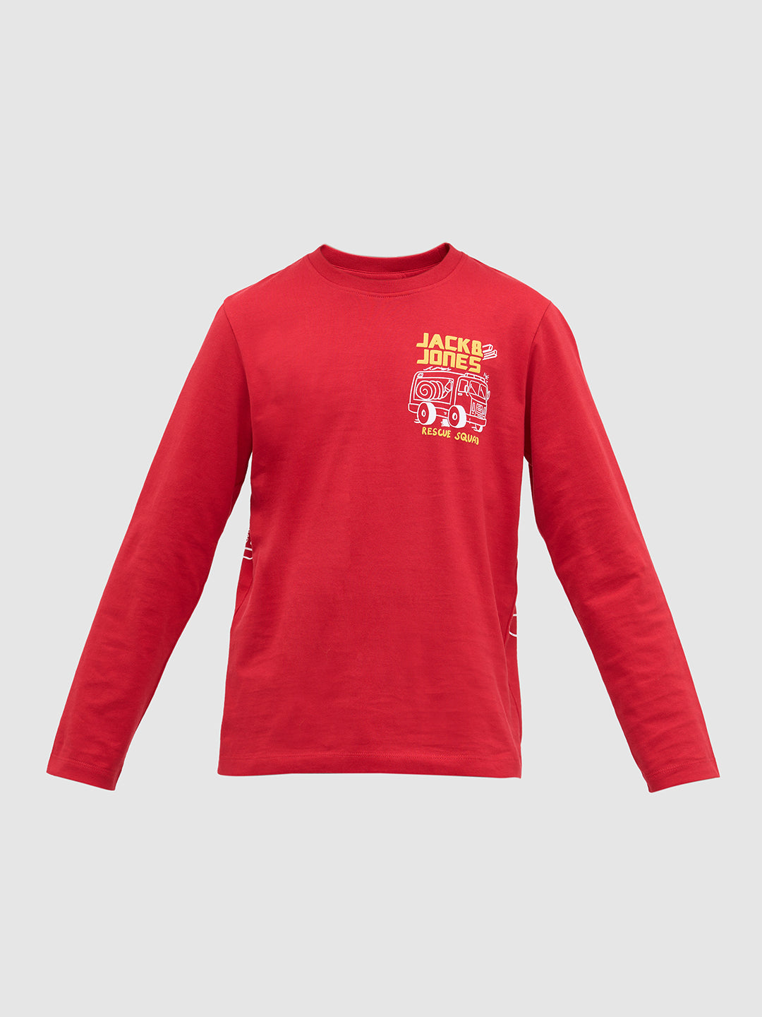 Red Printed Cotton T-Shirt