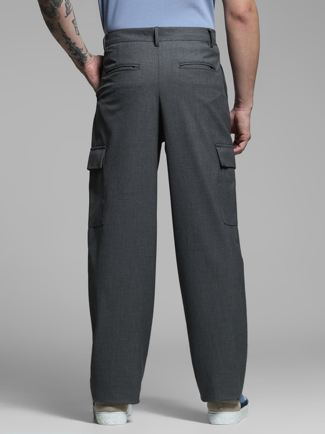 JACK&JONES Grey Anti Fit Cargos