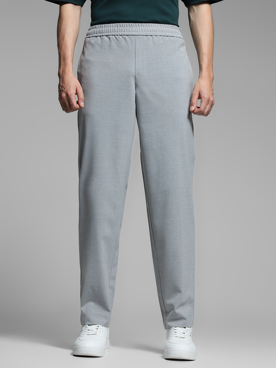 Light Grey Slim Fit Chinos - M