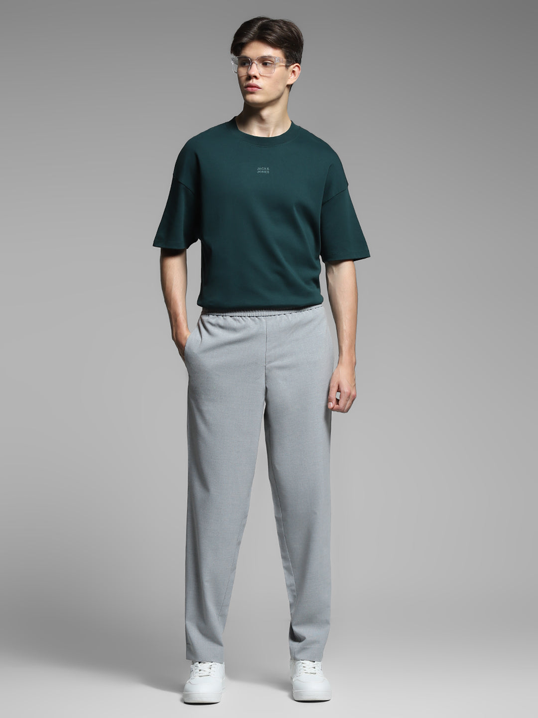 Light Grey Slim Fit Chinos