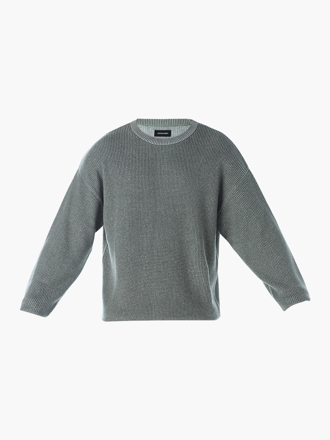 Textured Stretch Oversized Pullover