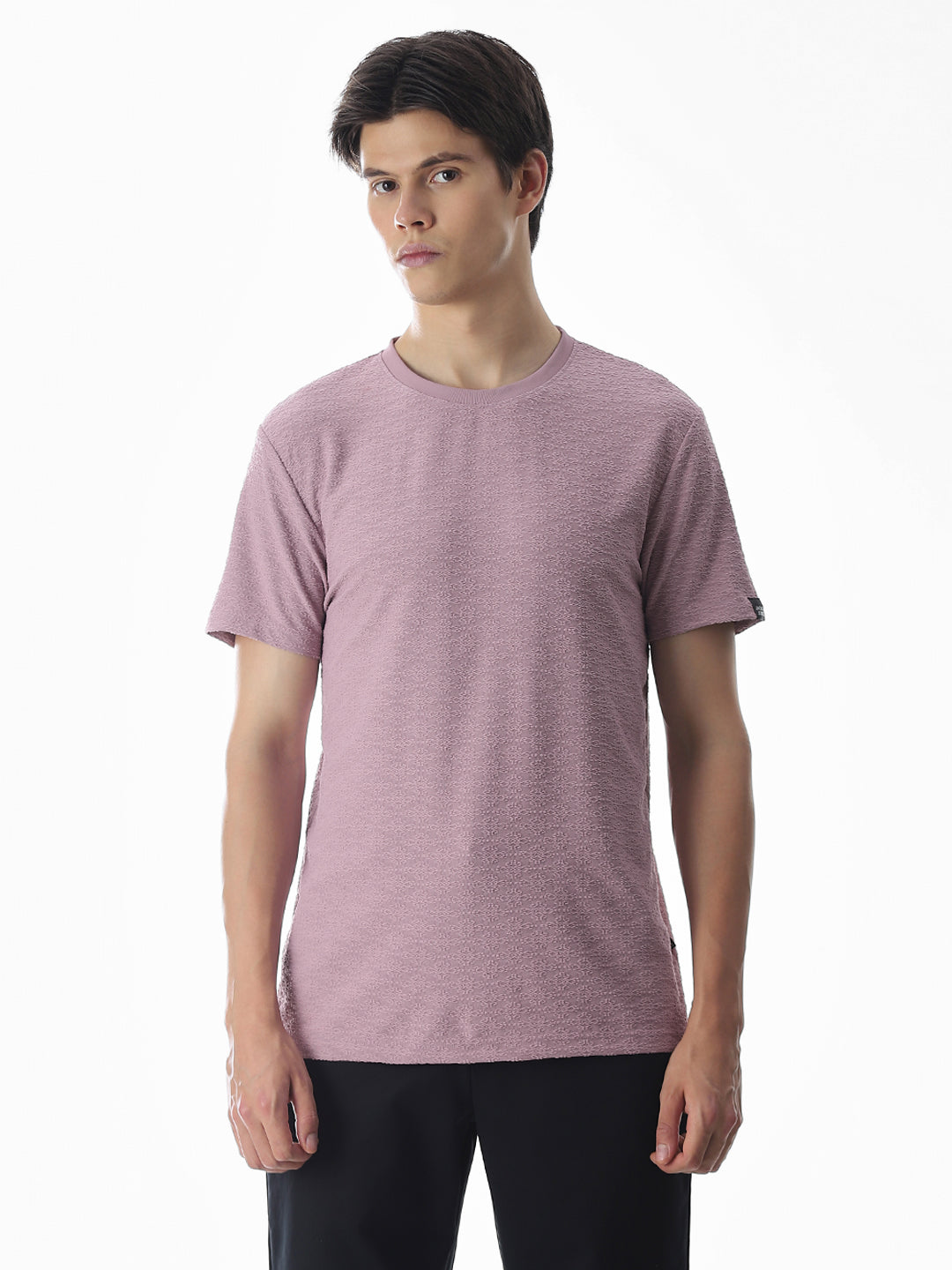 Jacquard Stretch T-shirt