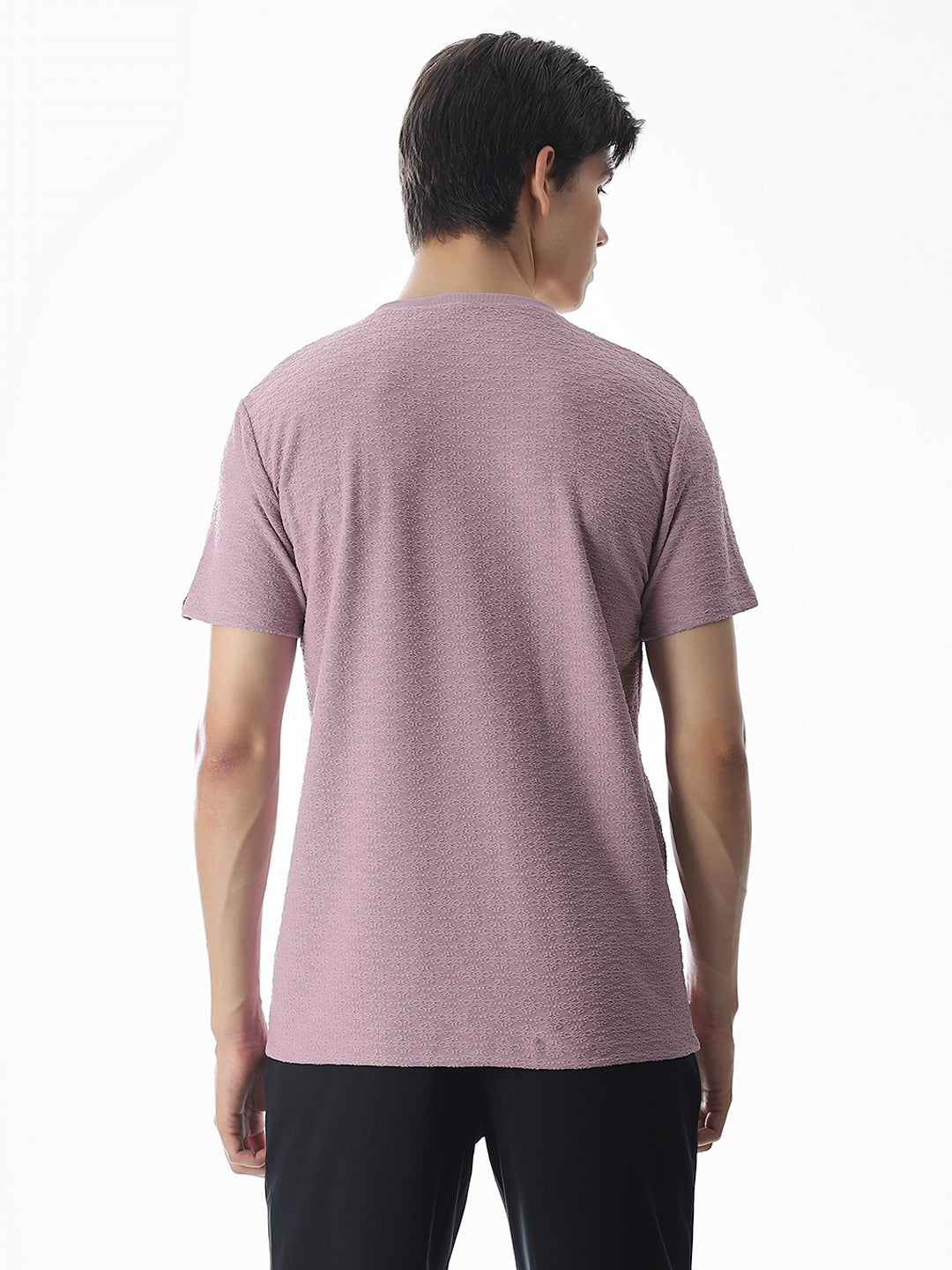 Jacquard Stretch T-shirt