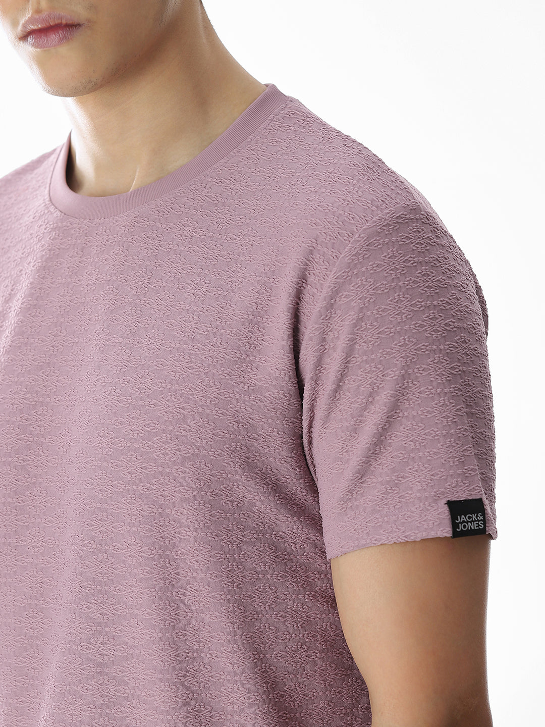 Jacquard Stretch T-shirt