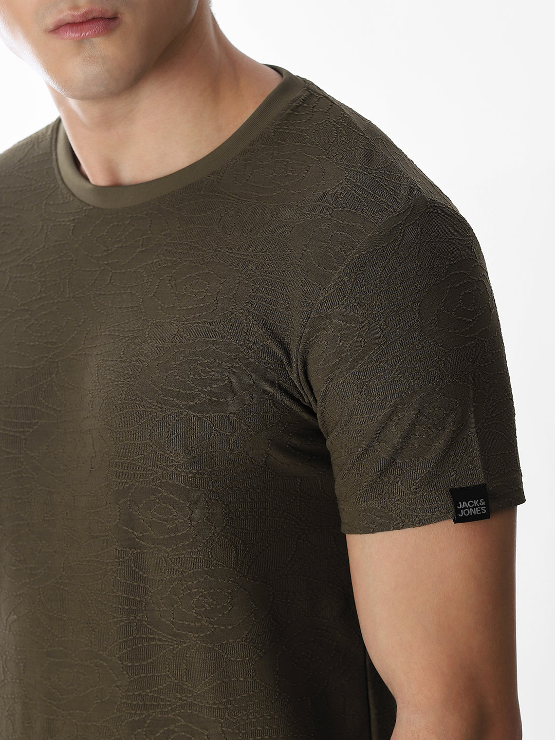 Cut & Sew Jacquard T-shirt