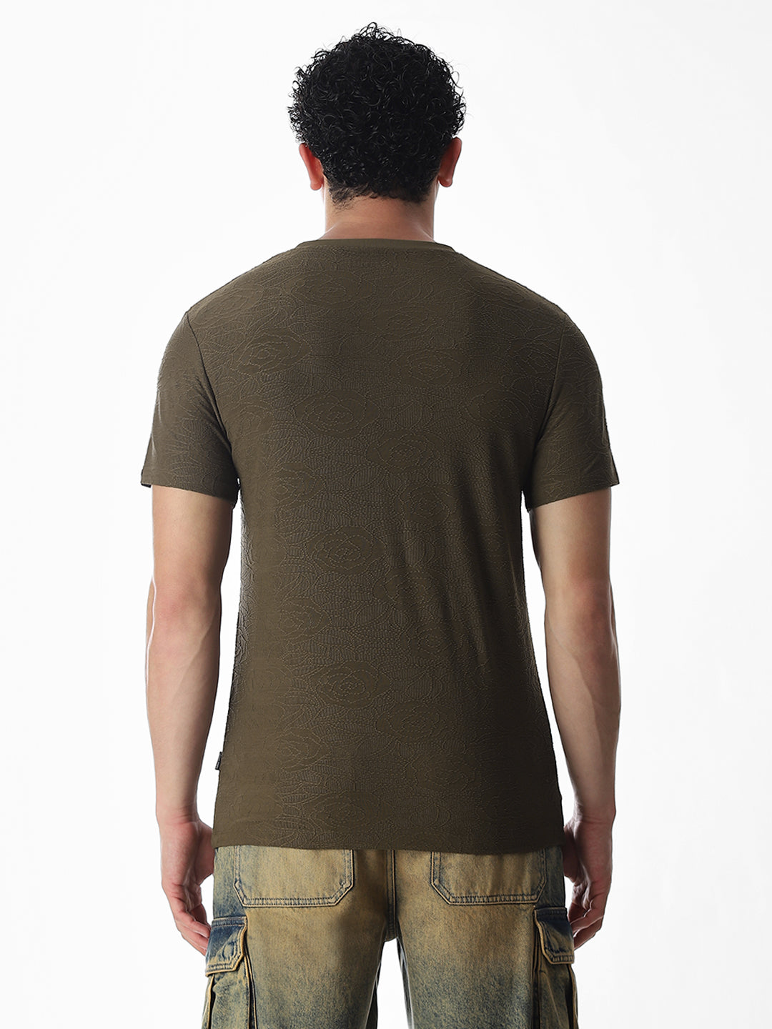 Cut & Sew Jacquard T-shirt