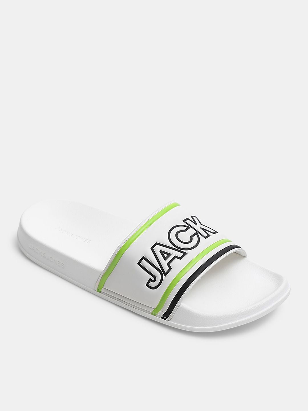 White Contrast Logo Pool Sliders