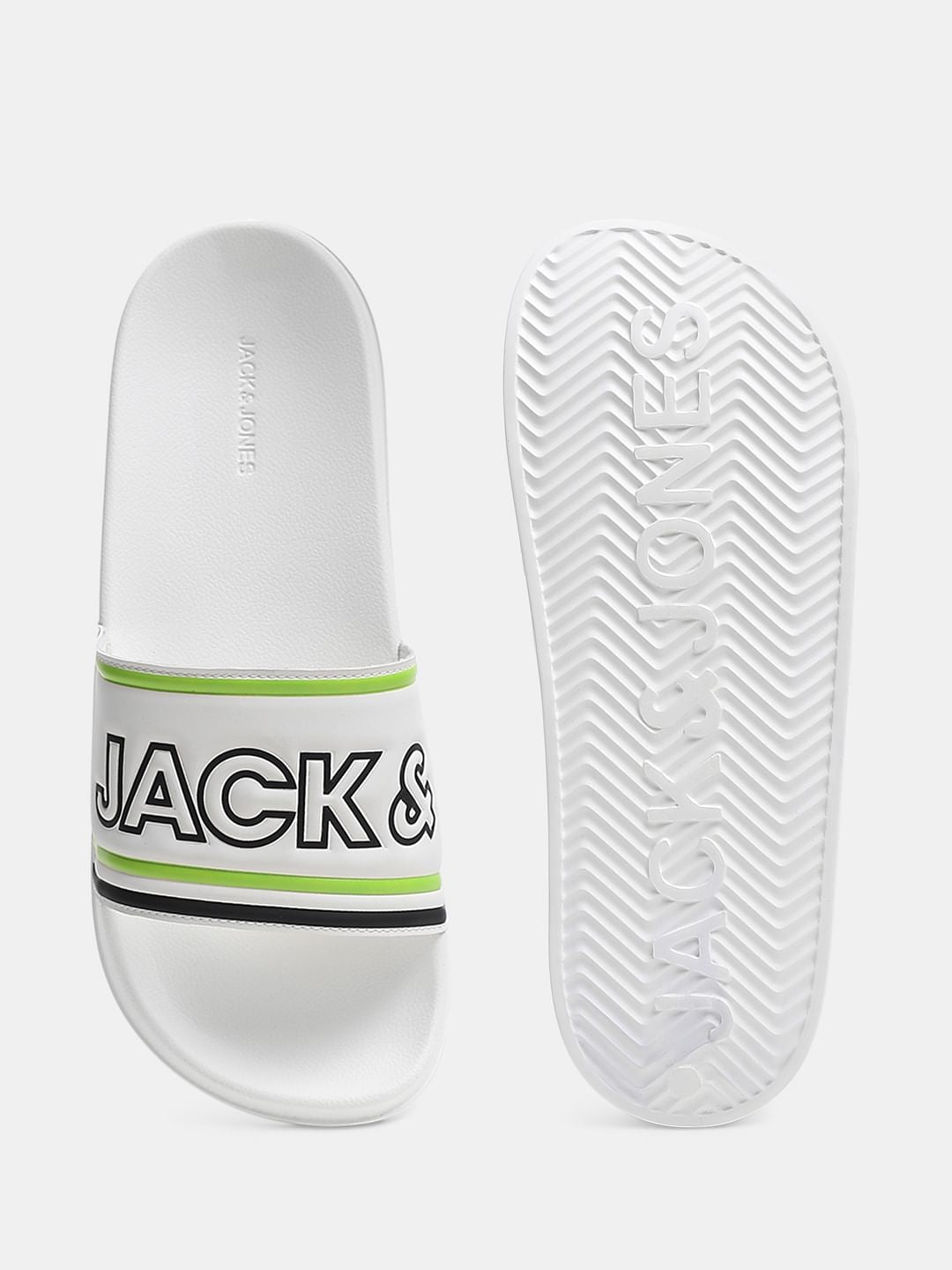 White Contrast Logo Pool Sliders