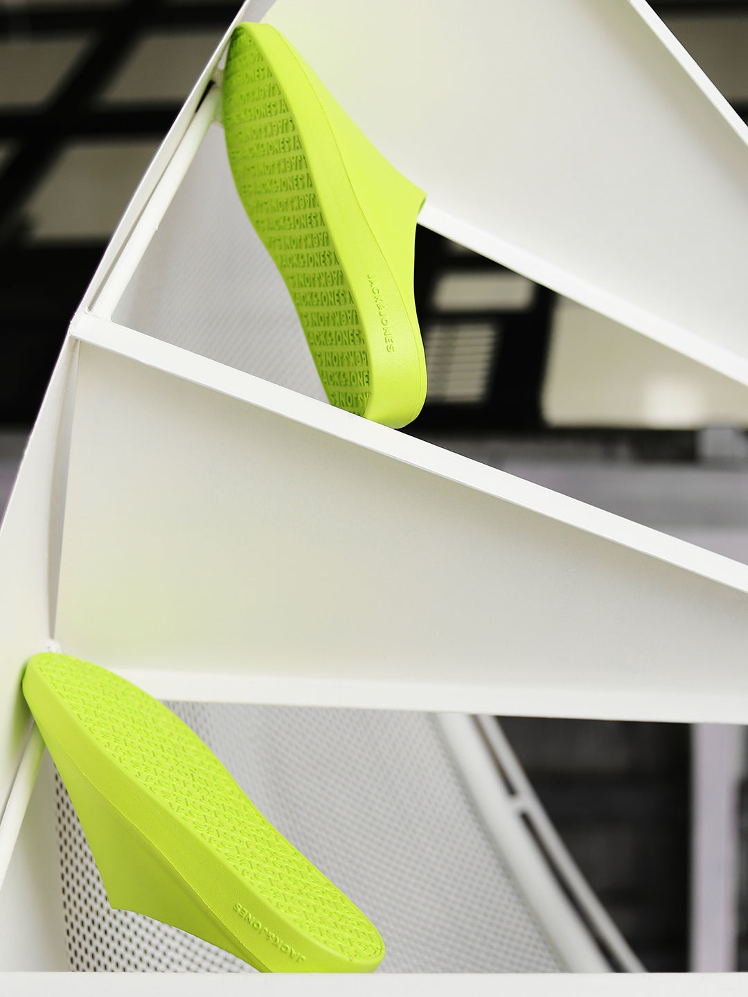 Moulded Mules - Neon Lime - 42