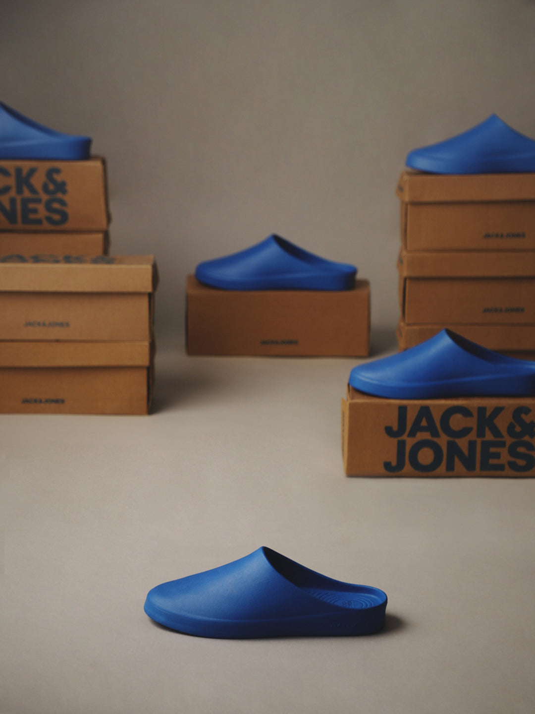 Blue Moulded Mules - 41