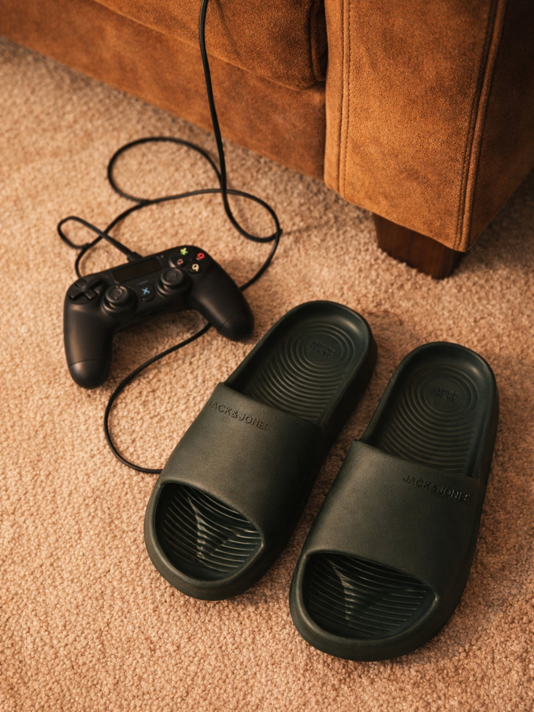 Dark Green Moulded Pool Sliders