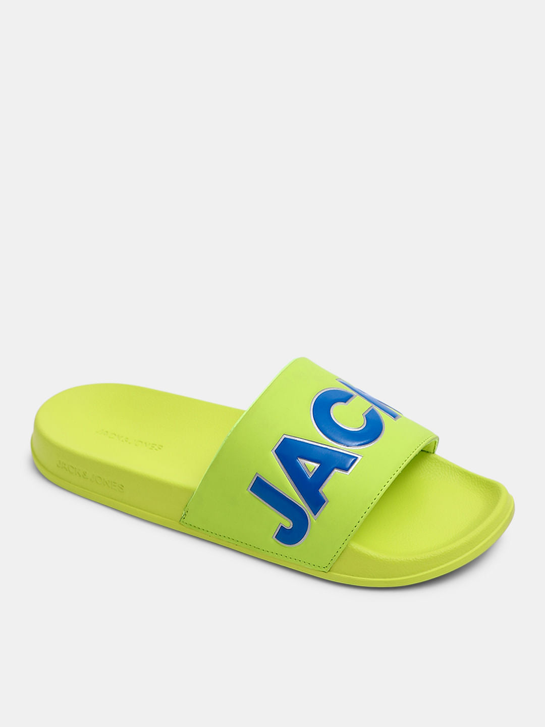 Green Contrast Logo Pool Sliders