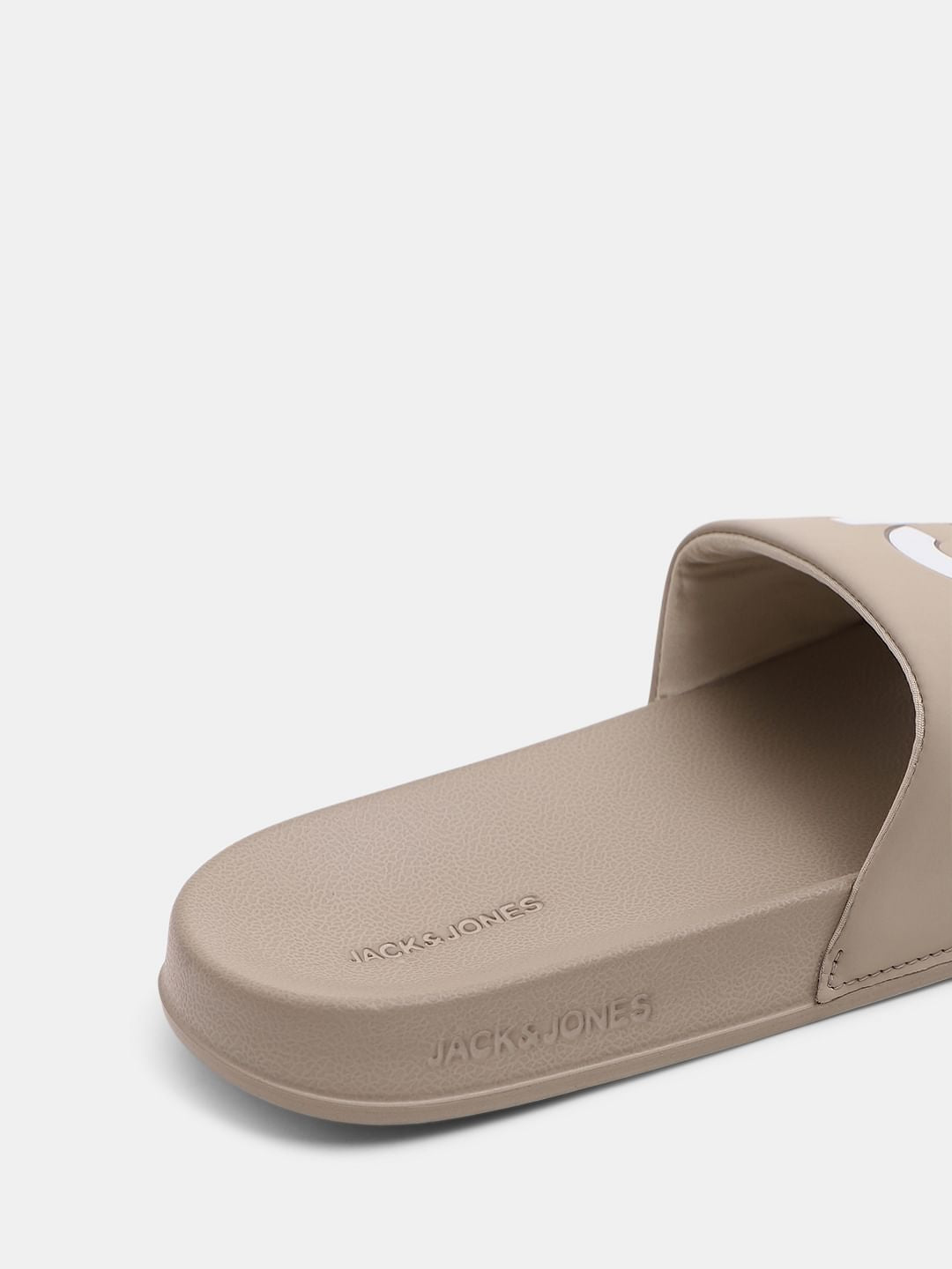 Beige Outline Contrast Logo Pool Sliders