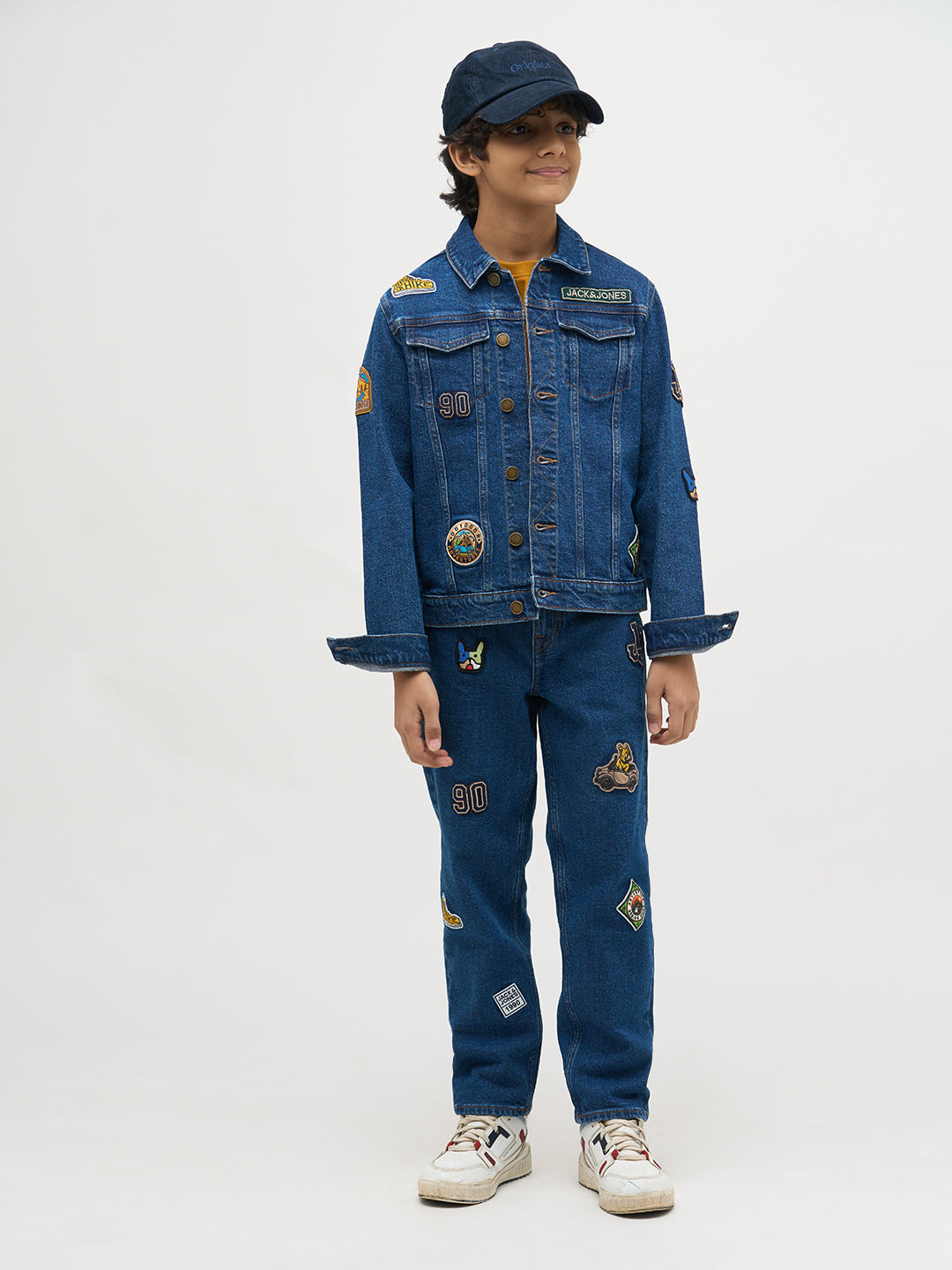 Boys Applique Cotton Denim Jacket