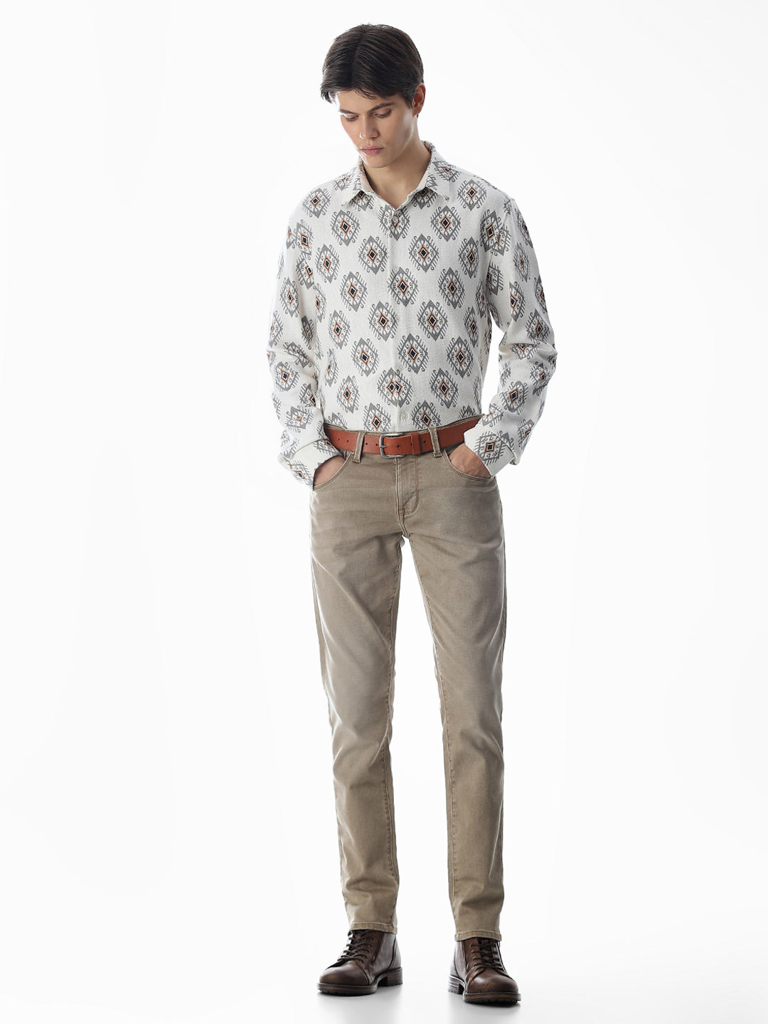 Printed Slim Fit Shirt