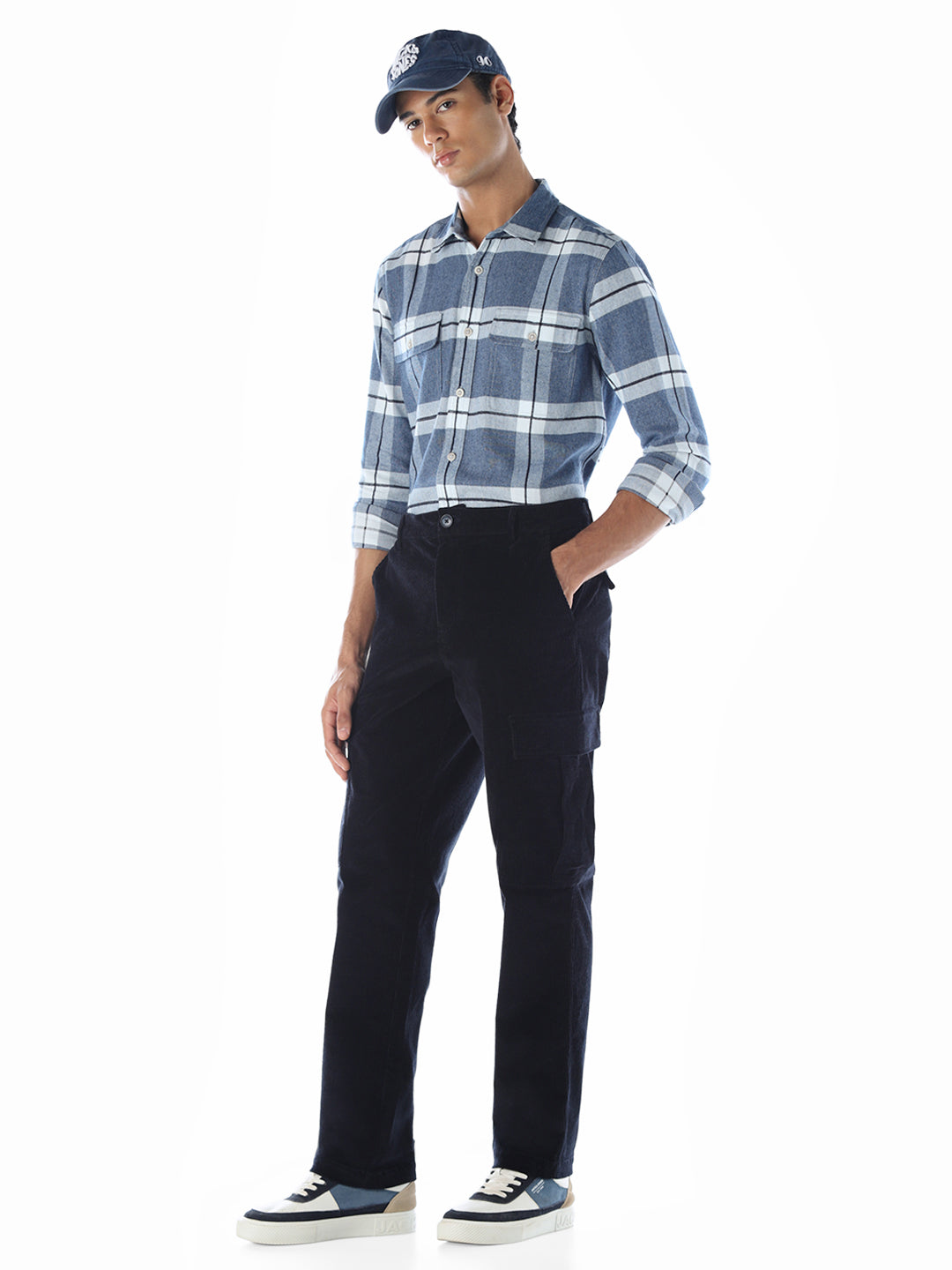 Check Regular Fit Shirt - Blue