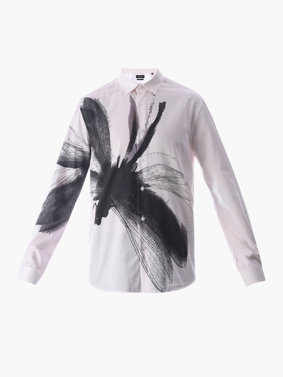 Printed Slim Fit Shirt - White