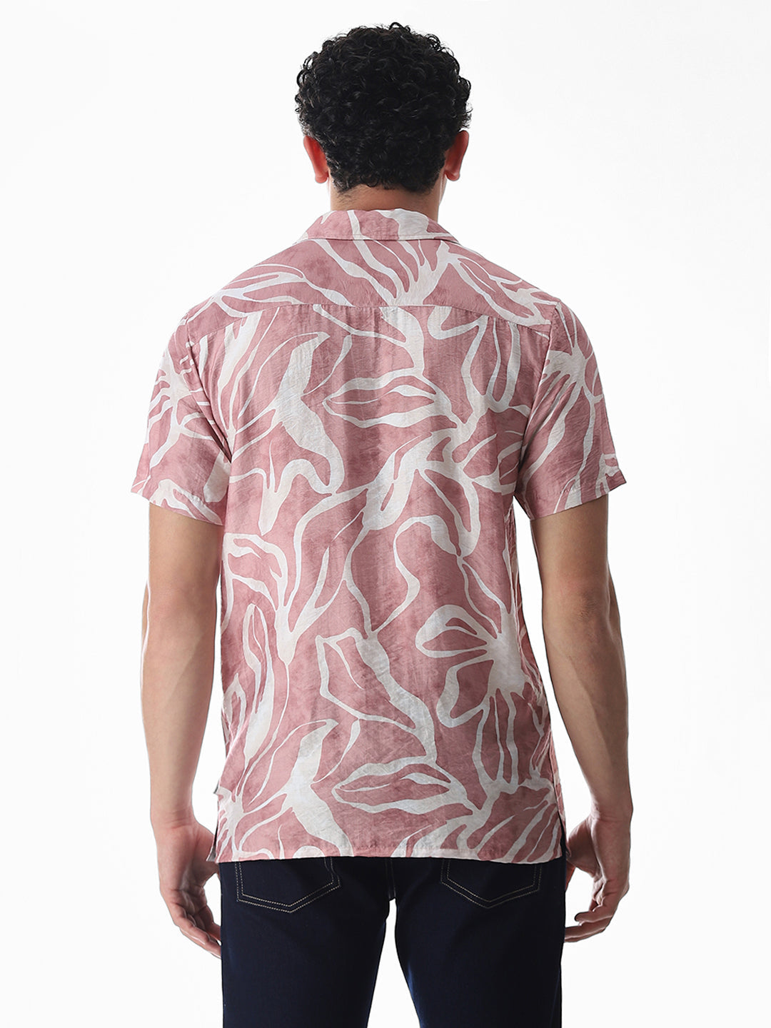 Printed Comfort Fit Shirt - Pink