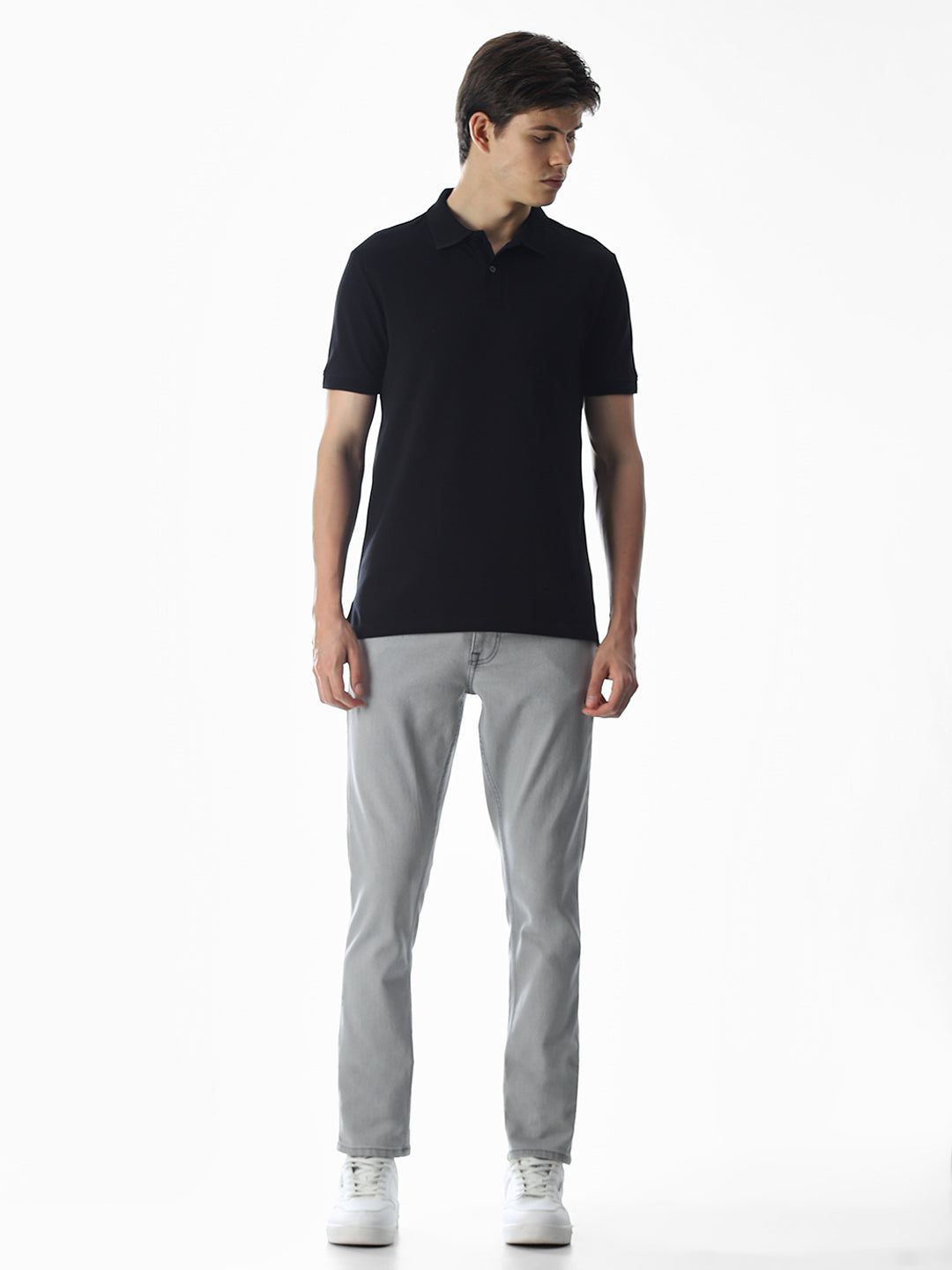 Glenn Slim Fit Jeans - Light Grey