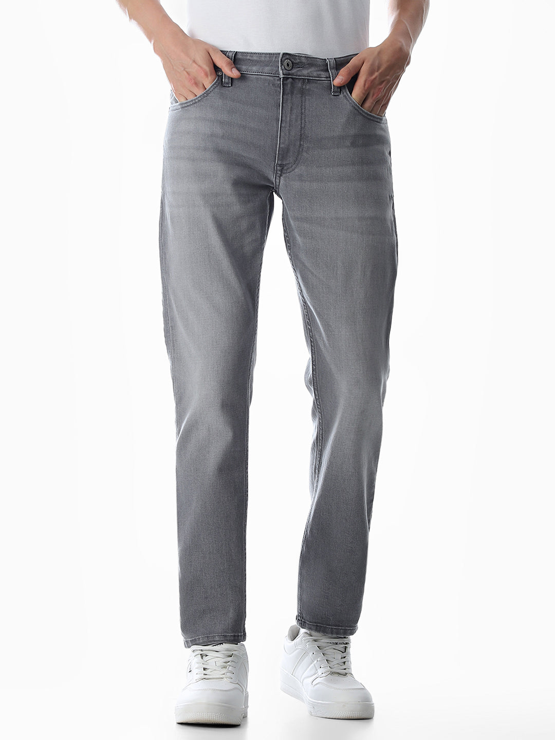 Glenn Slim Fit Jeans - Light Grey - 36/34