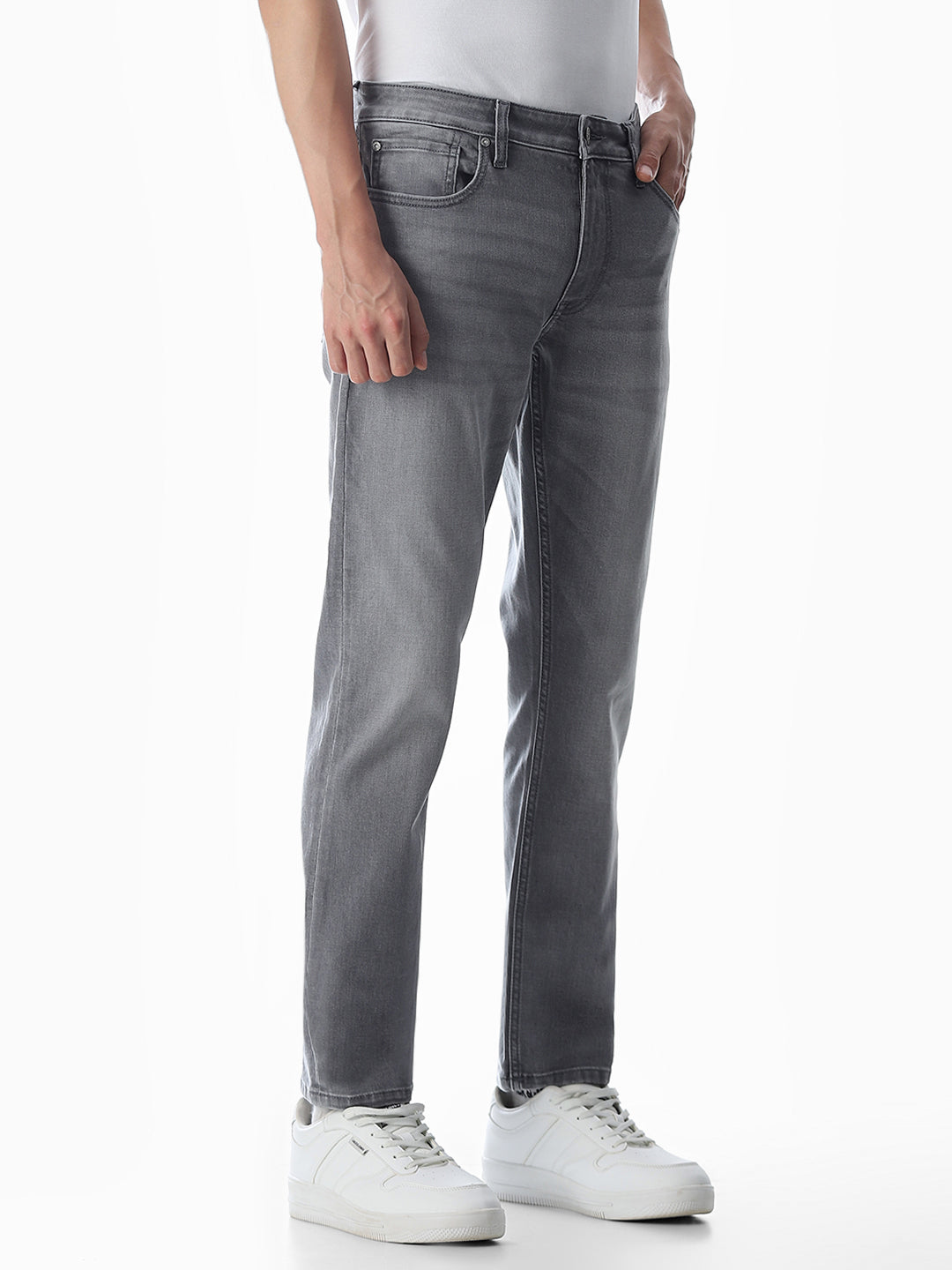 Glenn Slim Fit Jeans - Light Grey