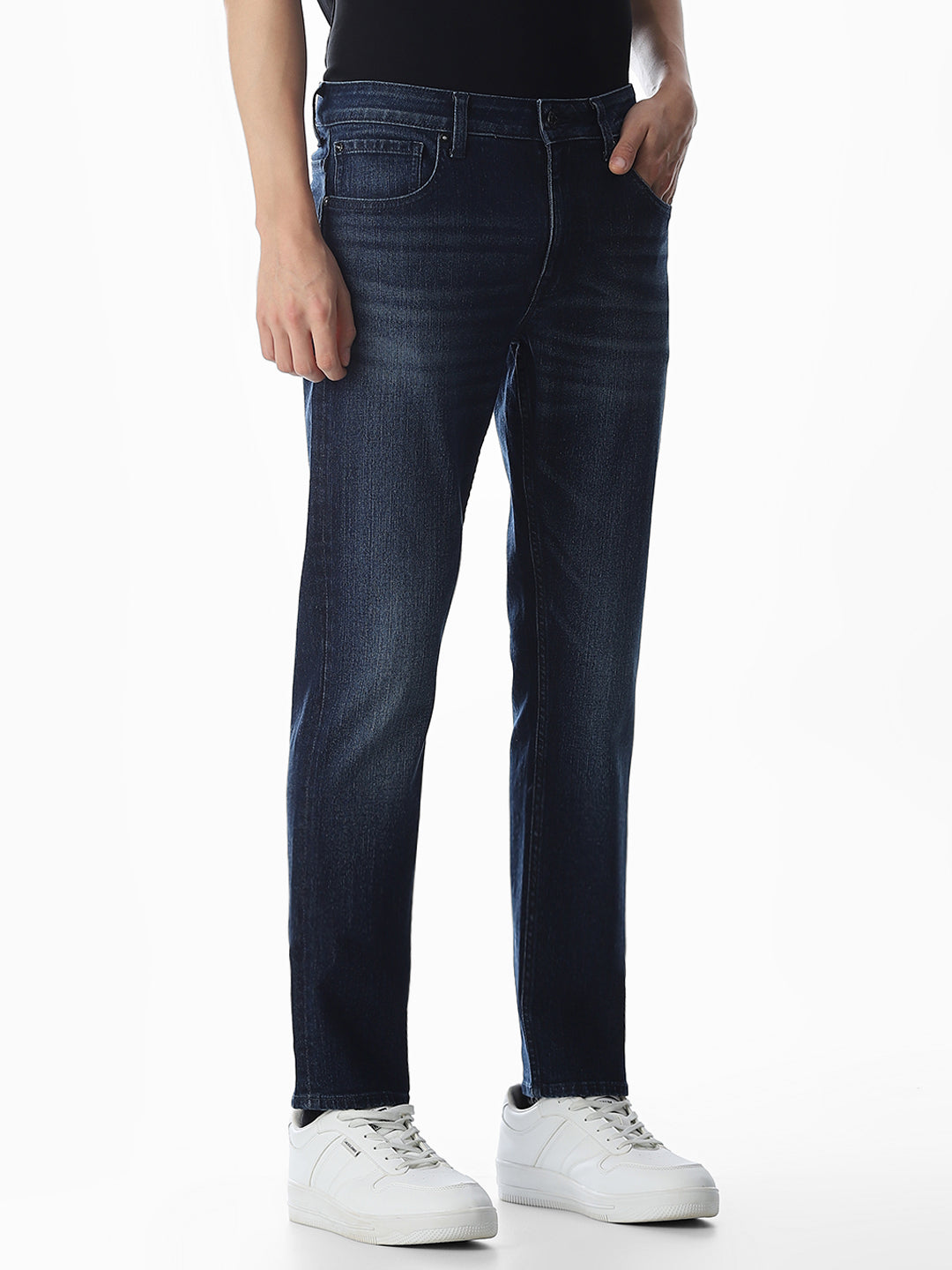 5 Pocket Glenn Slim Fit Jeans - Dark Blue