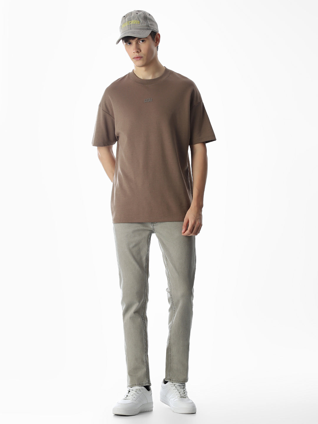 5 Pocket Grey Ben Skinny Jeans