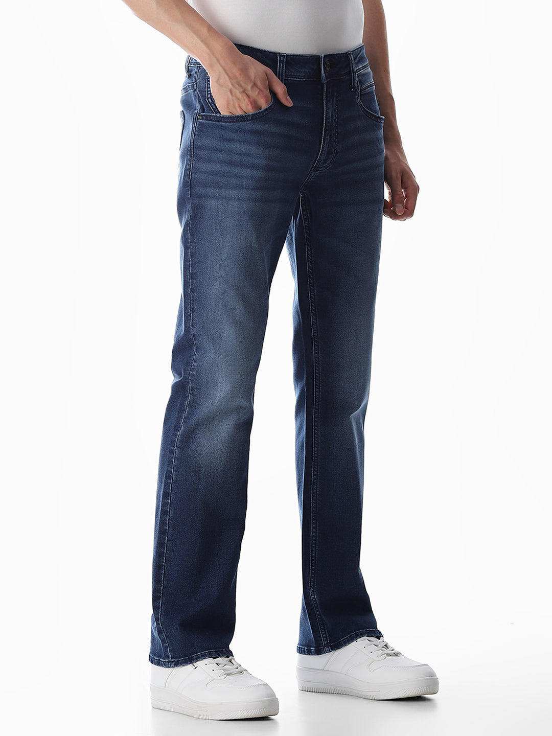 Clark Regular Fit Jeans - Medium Blue