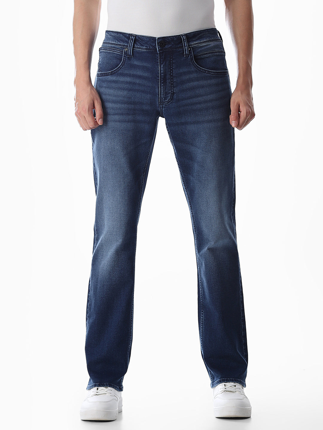 Clark Regular Fit Jeans - Medium Blue