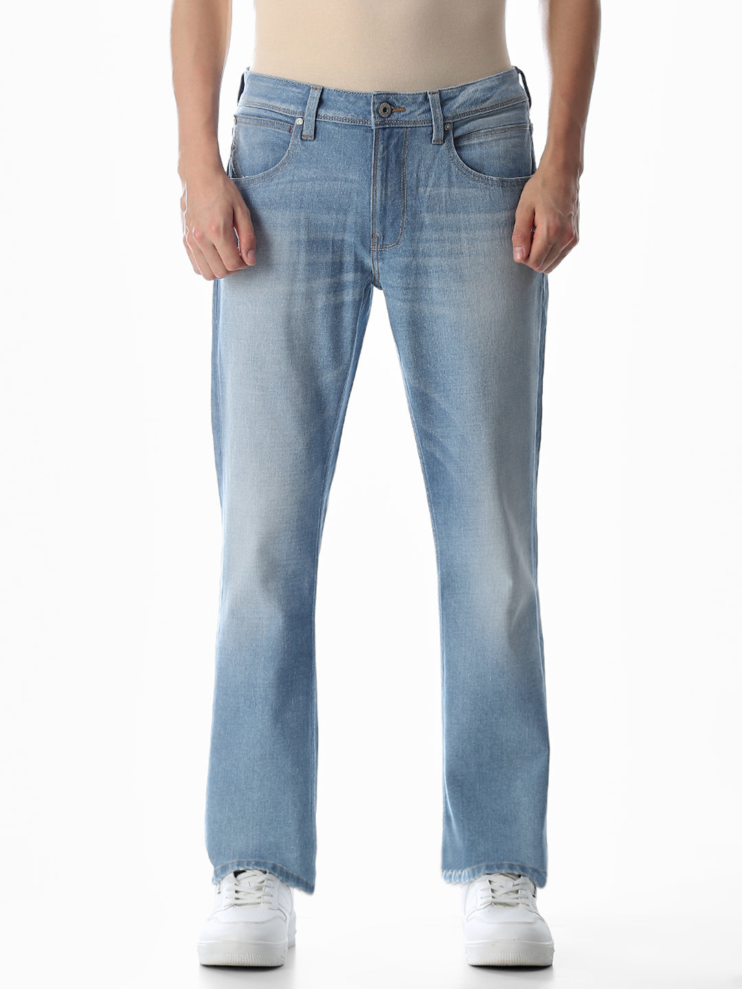 Light Blue Washed Clark Regular Fit Jeans