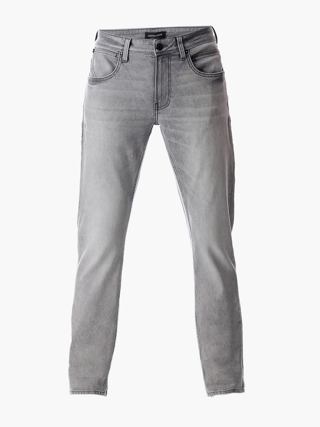 5 Pocket Ben Skinny Fit Jeans - Light Grey