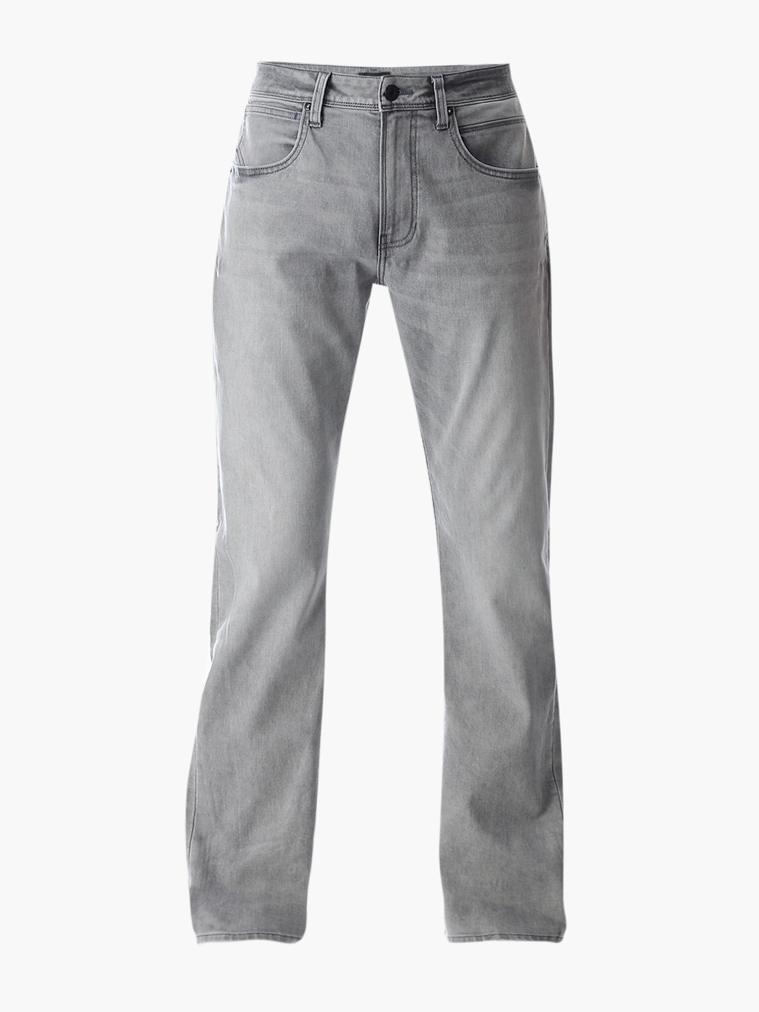 High Rise Cliff Bootcut Jeans - Light Grey