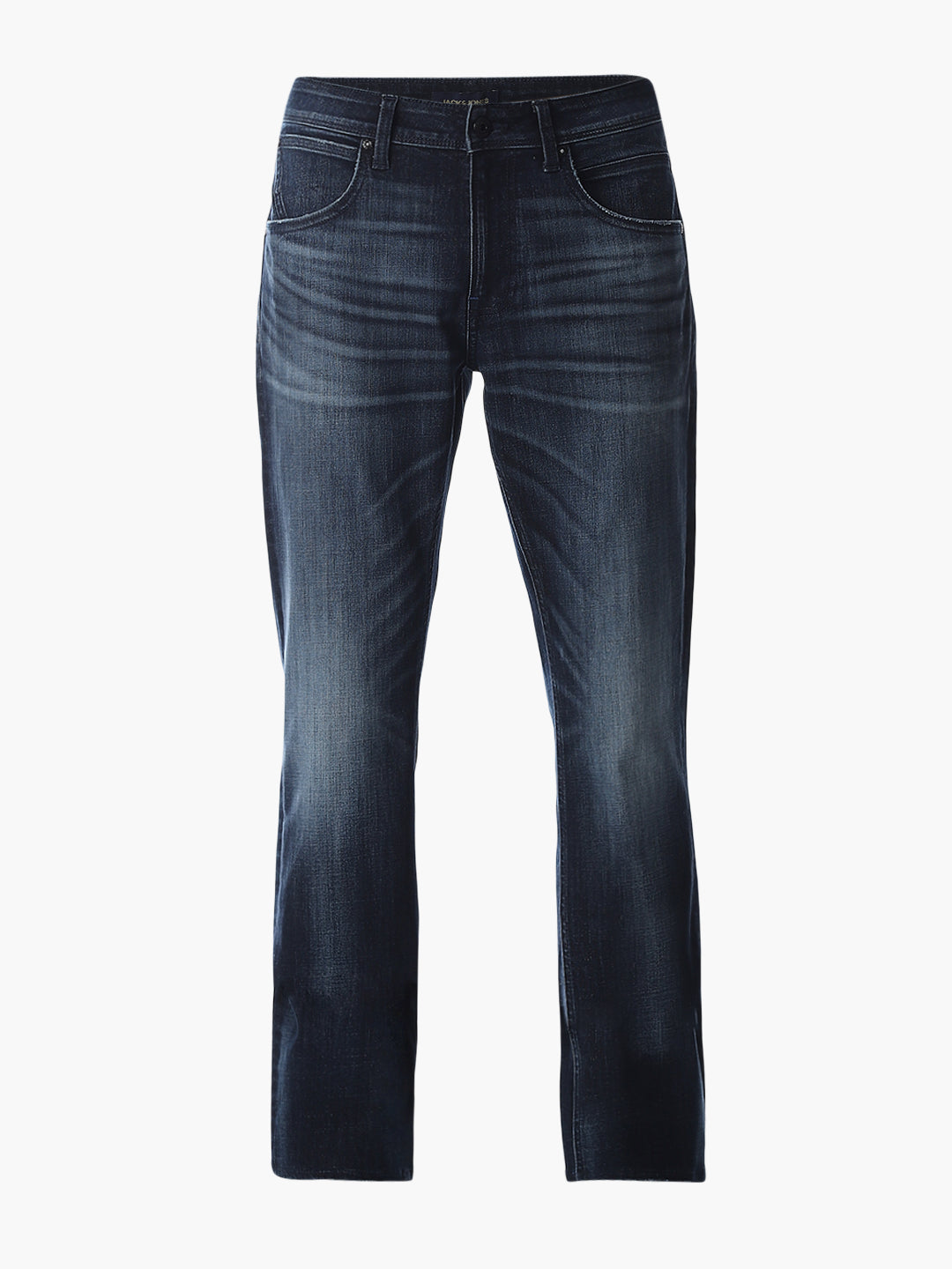 Dark Blue 5 Pocket Regular Fit Jeans